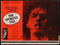 5m189 IPCRESS FILE English program book '65 spy Michael Caine, filled with great images & info!