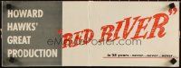 5m174 RED RIVER promo brochure '48 John Wayne, Montgomery Clift, Howard Hawks cowboy classic!