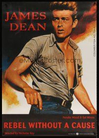 5m014 REBEL WITHOUT A CAUSE Swiss 36x51 R80s Nicholas Ray, great huge close up of James Dean!