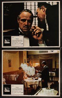 5m411 GODFATHER 8 LCs '72 Marlon Brando, Al Pacino, Francis Ford Coppola & Mario Puzo classic!