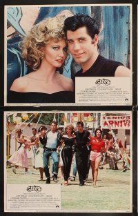 5m414 GREASE 8 LCs '78 John Travolta, Olivia Newton-John, Frankie Avalon in most classic musical!
