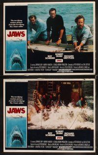 5m424 JAWS 7 LCs '75 Steven Spielberg man-eating shark classic, Roy Scheider, Richard Dreyfuss!