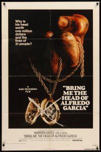 5p113 BRING ME THE HEAD OF ALFREDO GARCIA style A 1sh '74 it's worth one million dollars & 21 lives