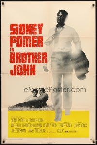 5p115 BROTHER JOHN 1sh '71 great full-length image of angelic Sidney Poitier!