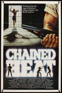 5p140 CHAINED HEAT 1sh '83 Linda Blair, 2000 chained women stripped of everything they had!
