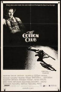 5p172 COTTON CLUB 1sh '84 Francis Ford Coppola, Richard Gere, cool image of tommy gun!