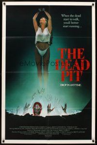 5p197 DEAD PIT 1sh '89 Jeremy Slate, drop in anytime, great sexy horror artwork!