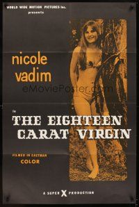 5p252 EIGHTEEN CARAT VIRGIN 1sh '72 Cherry Sundey, great image of sexy Nicole Vadim!