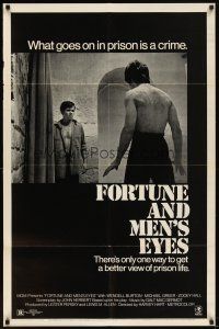 5p340 FORTUNE & MEN'S EYES style B 1sh '71 homosexual life behind bars, what goes on in prison...!