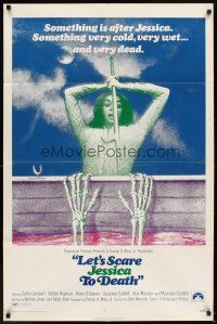 5p519 LET'S SCARE JESSICA TO DEATH 1sh '71 something very dead is after Zohra Lampert!