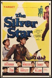 5p792 SILVER STAR 1sh '55 Lon Chaney, Marie Windsor, Edgar Buchanan, trigger-mad renegades!