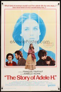 5p841 STORY OF ADELE H. int'l 1sh '75 Francois Truffaut's L'Histoire d'Adele H., Isabelle Adjani