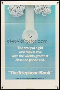 5p877 TELEPHONE BOOK 1sh '71 greatest obscene phone call, written & directed by Nelson Lyon!