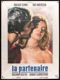 5r465 BLOW HOT BLOW COLD French 1p '68 art of sexy Bibi Andersson & Giuliano Gemma by Jean Mascii!