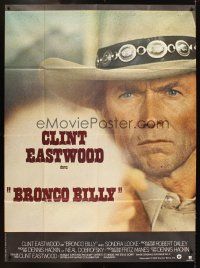 5r474 BRONCO BILLY French 1p '80 Clint Eastwood directs & stars, cool different close up!