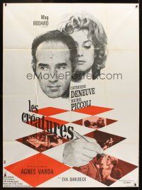 5r497 CREATURES French 1p '66 Agnes Varda, Catherine Deneuve, Michel Piccoli, art by Kerfyser!