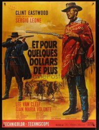 5r543 FOR A FEW DOLLARS MORE French 1p R70s Sergio Leone, art of Clint Eastwood by Jean Mascii!