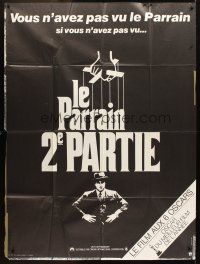 5r556 GODFATHER PART II French 1p '75 Al Pacino in Francis Ford Coppola classic crime sequel!