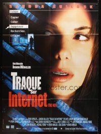 5r689 NET French 1p '96 Sandra Bullock's identity has been deleted, Internet crime thriller!
