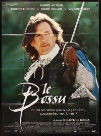 5r699 ON GUARD French 1p '97 Philippe de Broca's Le bossu, c/u of Daniel Auteuil holding sword!