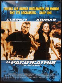 5r707 PEACEMAKER French 1p '97 great image of George Clooney & sexy Nicole Kidman!