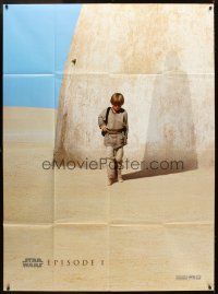 5r708 PHANTOM MENACE style A teaser French 1p '99 Star Wars Episode I, Anakin with Vader shadow!