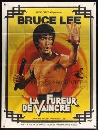 5r737 CHINESE CONNECTION French 1p R79 great different art of Bruce Lee by Rene Ferracci!