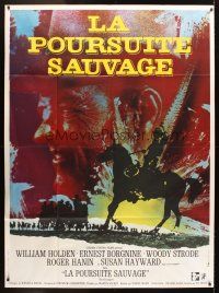5r739 REVENGERS French 1p '72 cowboy William Holden, cool completely different artwork!