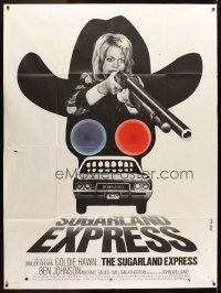 5r770 SUGARLAND EXPRESS French 1p '74 Steven Spielberg, different art of Goldie Hawn by Basha!