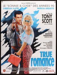 5r786 TRUE ROMANCE French 1p '93 Christian Slater, Patricia Arquette, Quentin Tarantino, different
