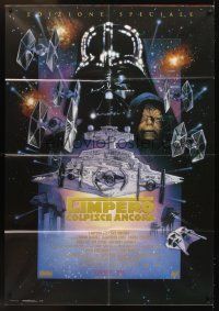 5r185 EMPIRE STRIKES BACK advance Italian 1p R97 George Lucas sci-fi classic, art by Drew Struzan!