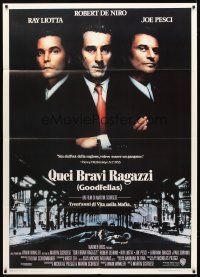 5r194 GOODFELLAS Italian 1p '90 Robert De Niro, Joe Pesci, Ray Liotta, Martin Scorsese classic!