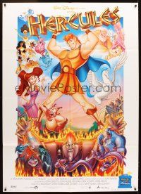5r199 HERCULES Italian 1p '97 Walt Disney Ancient Greece fantasy cartoon!