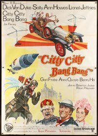 5r108 CHITTY CHITTY BANG BANG Italian 2p '69 Dick Van Dyke, Sally Ann Howes, art of flying car!