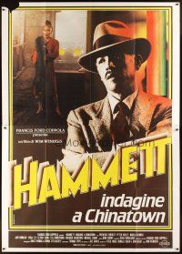 5r129 HAMMETT Italian 2p '83 Wim Wenders directed, close up of detective Frederic Forrest!