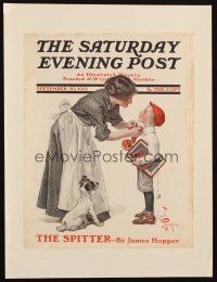5r033 SATURDAY EVENING POST magazine cover September 20, 1913 art of mother & son by Leyendecker!