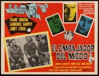5r072 MANCHURIAN CANDIDATE Mexican LC '62 Frank Sinatra, Laurence Harvey, Frankenheimer
