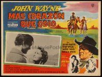 5r082 SEARCHERS Mexican LC '56 Jeffrey Hunter, Vera Miles, art of John Wayne, John Ford classic!