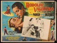 5r093 VALENTINO Mexican LC '51 Eleanor Parker, Anthony Dexter as Rudolph, the intimate story!