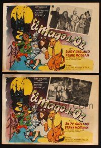 5r097 WIZARD OF OZ 8 Mexican LCs R51 cool different cartoon art, great different inset images!