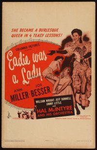 5r289 EADIE WAS A LADY WC '44 Ann Miller becomes a burlesque queen in 4 teasy lessons!