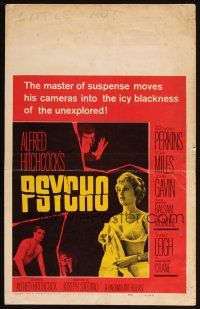 5r341 PSYCHO WC '60 sexy half-dressed Janet Leigh, Anthony Perkins, Alfred Hitchcock