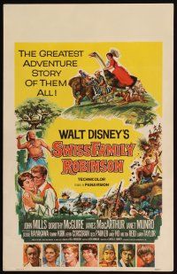5r366 SWISS FAMILY ROBINSON WC '60 John Mills, Walt Disney family fantasy classic!