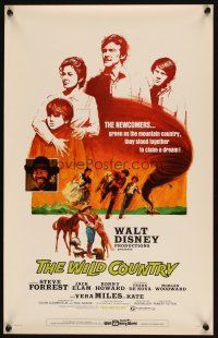 5r383 WILD COUNTRY WC '71 Disney, artwork of Vera Miles, Ron Howard and brother Clint Howard!