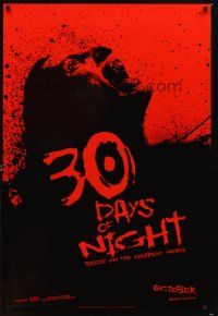 5w034 30 DAYS OF NIGHT teaser DS 1sh '07 Josh Hartnett & Melissa George hunt vampires in Alaska!