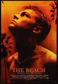 5w119 BEACH style A 1sh '00 directed by Danny Boyle, Leonardo DiCaprio stranded on island paradise!