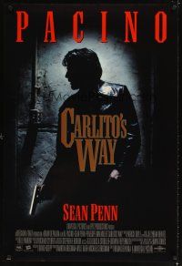 5w167 CARLITO'S WAY int'l DS 1sh '93 Al Pacino, Sean Penn, Penelope Ann Miller, Brian De Palma!