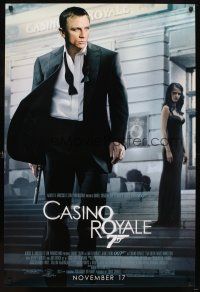 5w170 CASINO ROYALE advance 1sh '06 Daniel Craig as James Bond & sexy Eva Green!