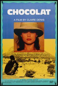 5w183 CHOCOLAT 1sh '88 a film by Claire Denis set in West Africa, cool image!