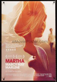 5w529 MARTHA MARCY MAY MARLENE DS English 1sh '11 pretty Elizabeth Olsen in the title role!